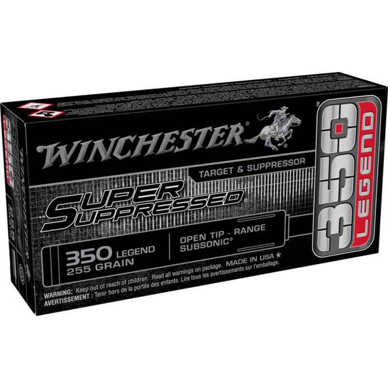 Winchester Ammo SUP350 350 Legend 225 gr Open Tip Range 20 Per Box/ 10 Cs
