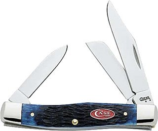 Case Cutlery 07049 Navy Bone Medium Stockman Knife