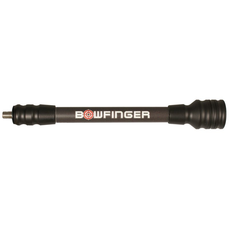 Bowfinger 4401BL Ultimate Hunter Stabilizer 8" Black Carbon Fiber