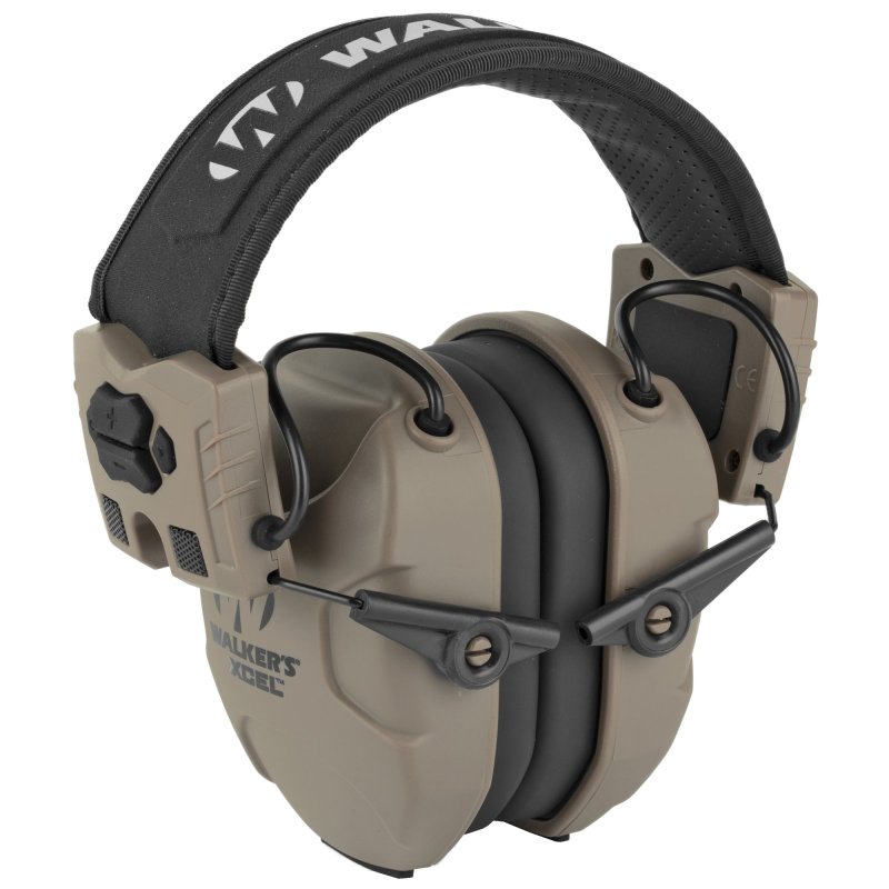 Walkers XCEL 100 Electronic Earmuff 26dB Voice Clarity Gray