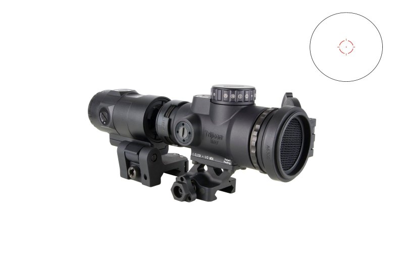 Trijicon 2200111 MRO HD Patrol Combo 1x25mm 68 MOA/2 MOA Green Dot Reticle
