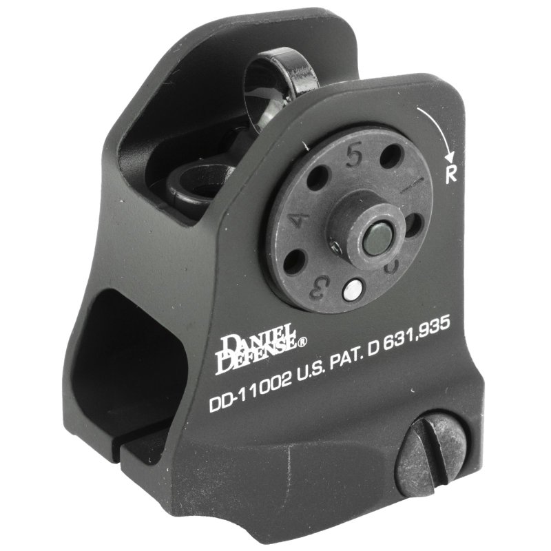 Daniel Defense Sight A.15 Fixed Rear Picatinny 6061-T6 Aluminum Black