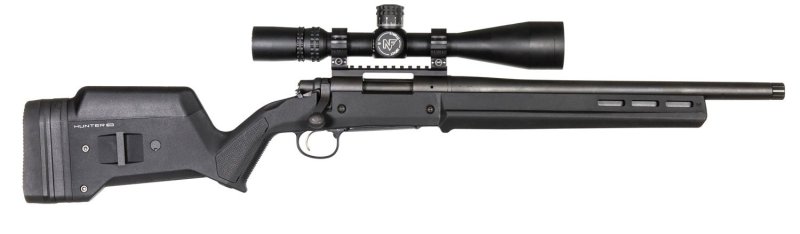 Magpul MAG495-BLK Hunter 700 Stock Black Synthetic Adjustable M-LOK