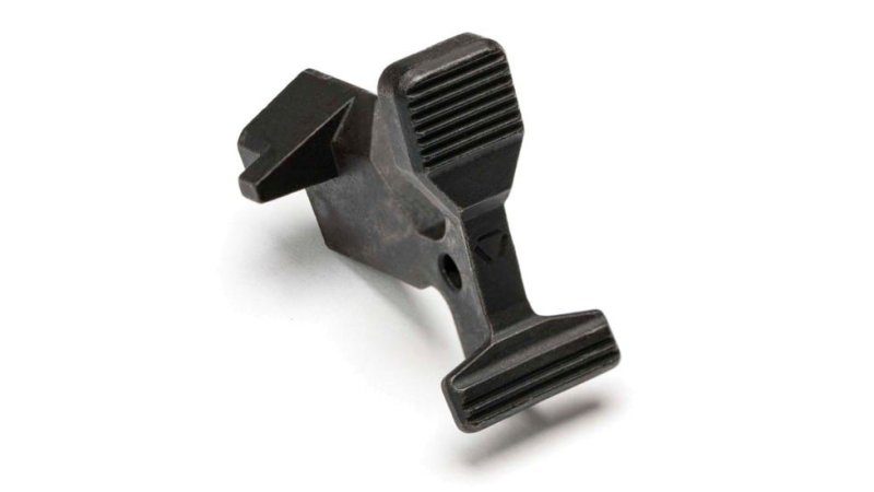 Strike Industries AR10EBC Enhanced Bolt Catch 8620 Steel Matte Black
