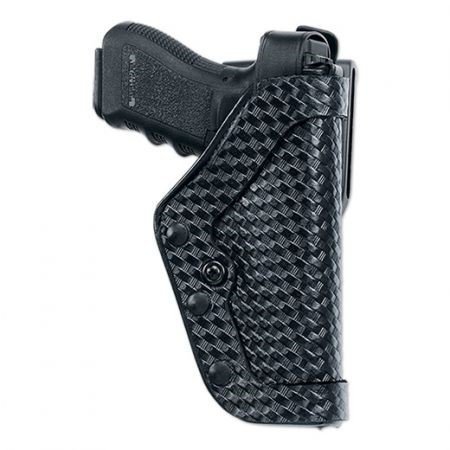 Uncle Mike's PRO-2 Holster for Glock 17 19 22 23 31 Right Hand Size 21 Mirage Basketweave Black