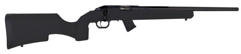 Howa M1100 22LR Black Rifle: 18-inch Barrel, 10rd Mag, 1-16 ROT, 37-inch Length, 6.3 lbs Weight