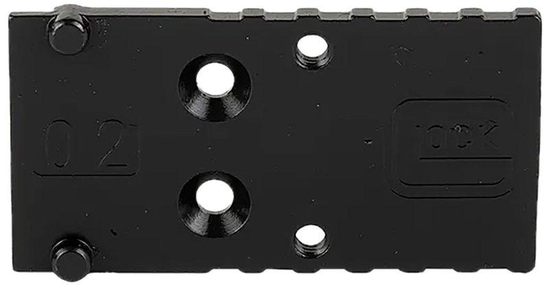 Glock MOS Adapter Plate 02 Set 9mm for Glock 17 19 34 45 47 Matte Black