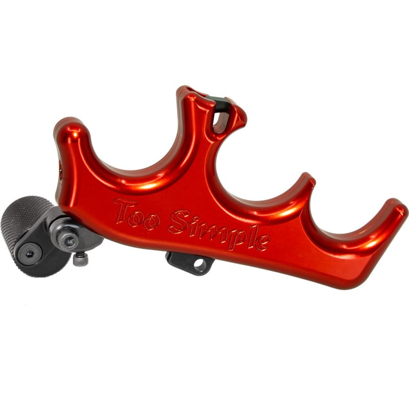 Carter RHTS8003 Too Simple 24 3-Finger Archery Release Aid, Adjustable Bar