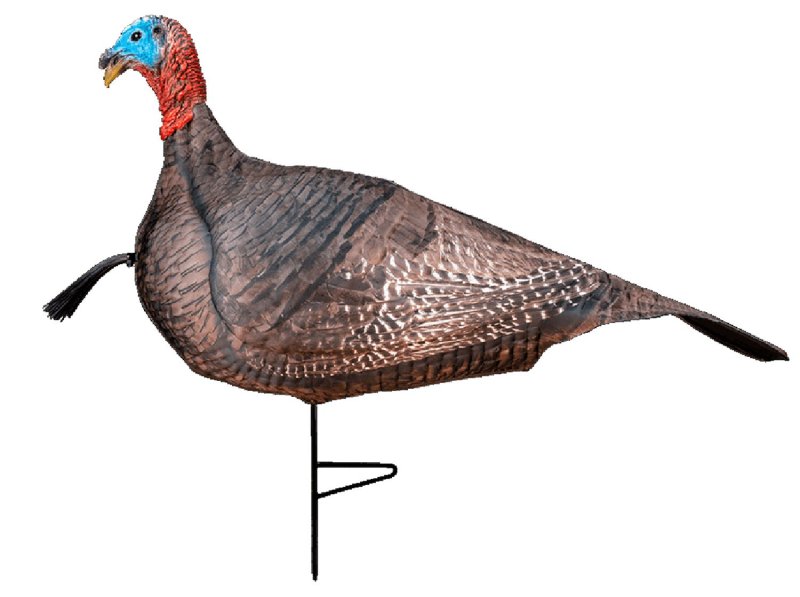 Primos 69069 Photoform Jake Turkey Decoy Brown Foam Lightweight Collapsible