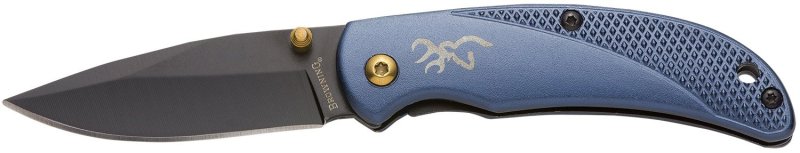 Browning Prism 3 Folding Knife Blue 1.0 Liner Lock 7Cr17MoV Stainless Steel Drop Point Blade