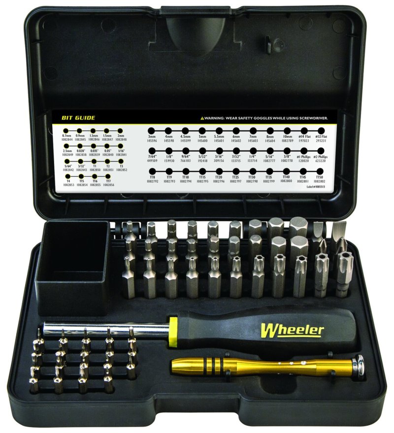 Wheeler 4001007 Hex Torx Screwdriver Set 65 Pieces Magnetized