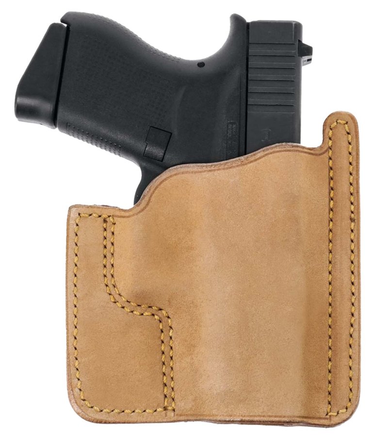 Galco PH800 Front Pocket Holster Natural Horsehide for Glock 43/43X MOS