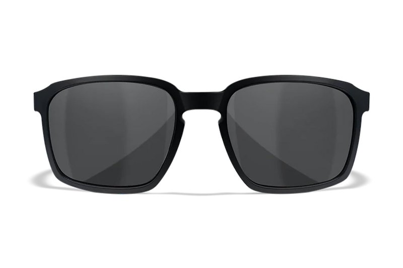 Wiley X Alfa AC6ALF02 M/L Smoke Gray Polycarbonate Lens Matte Black