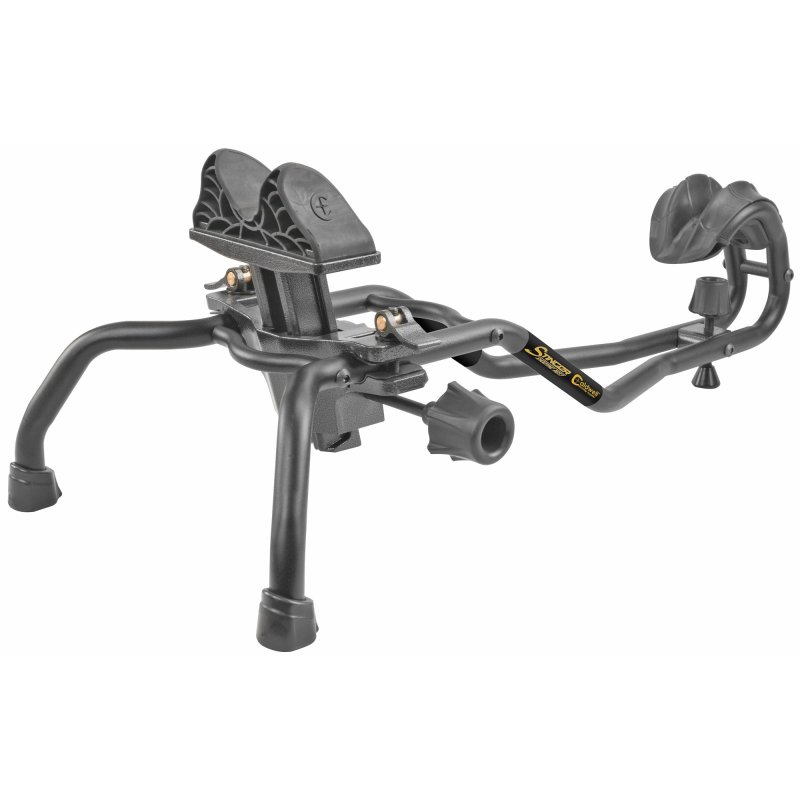 Caldwell Stinger 110033 Shooting Rest: Black, Metal, 11 lbs, Spring-Loaded Elevation, Non-Marring Supports, Dual Frame
