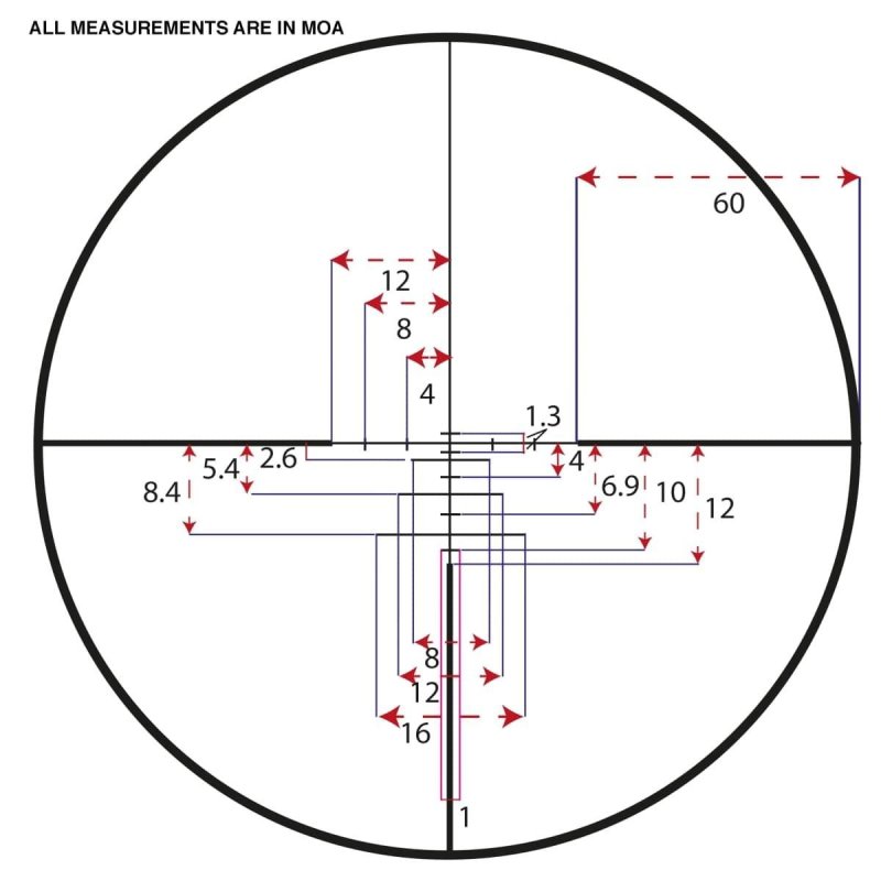 Konus KonusPro 275 7279 3-10x44mm Dual Illuminated Reticle Matte Black