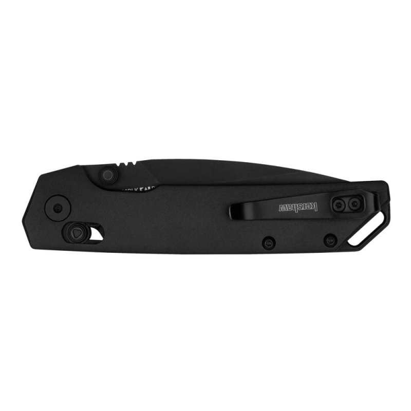 Kershaw 2038BLK Iridium 3.4" D2 Spear Point Blade Black PVD Coating
