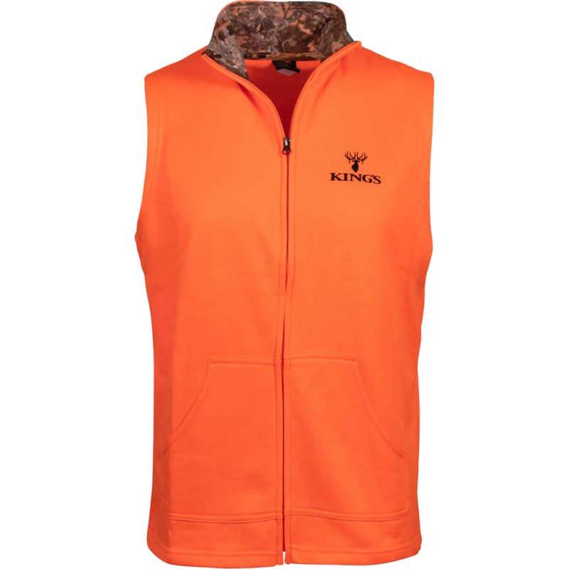Kings Camo KBZ420-BZ/DS-L Vest Blaze Large 100% Polyester