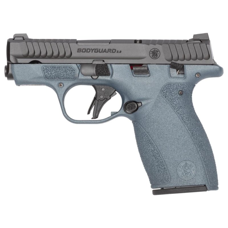 S&W Bodyguard 2.0 .380 ACP 2.75 In 10-Rounds 2 Mags Blue Titanium