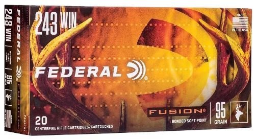 Federal Premium Fusion Tipped .243 Win 95 Grain F243TFS1