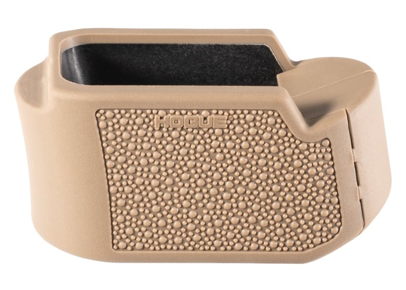 Hogue 18613 9MM Overmolded Grip FDE Glock 19