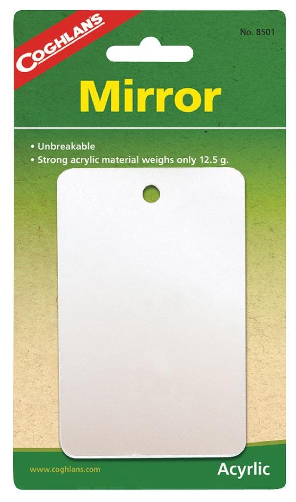 Coghlan's Featherweight Mirror 8501 Acrylic 2.75x4.25in Unbreakable