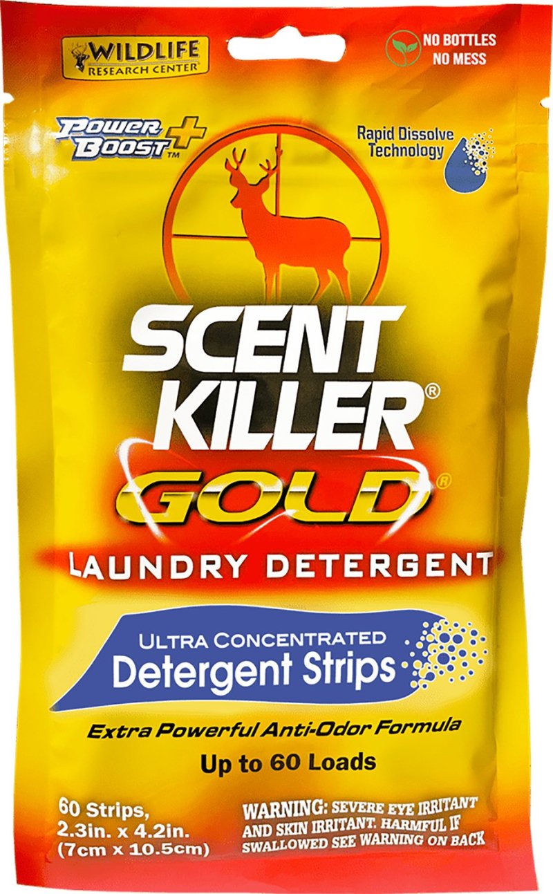 Wildlife Research 1285 Scent Killer Gold Laundry Detergent Strips 60 Pack