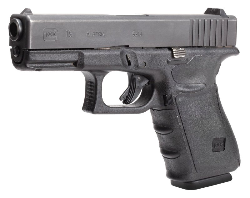 Hogue Wrapter Adhesive Grip Black Glock Gen 4 Models 17 22 31 34 35