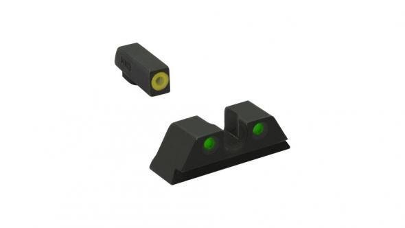 Meprolight ML41231 Hyper-Bright Yellow/Green Sights for Kimber DASA